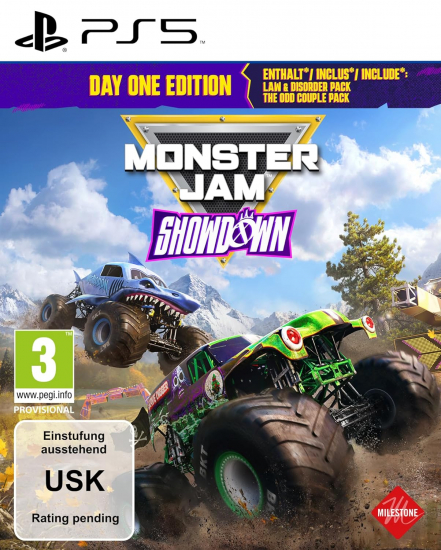 Monster Jam™ Showdown Day One Edition (deutsch spielbar) (AT PEGI) (PS5) inkl. Law & Disorder - The Odd Couple Pack